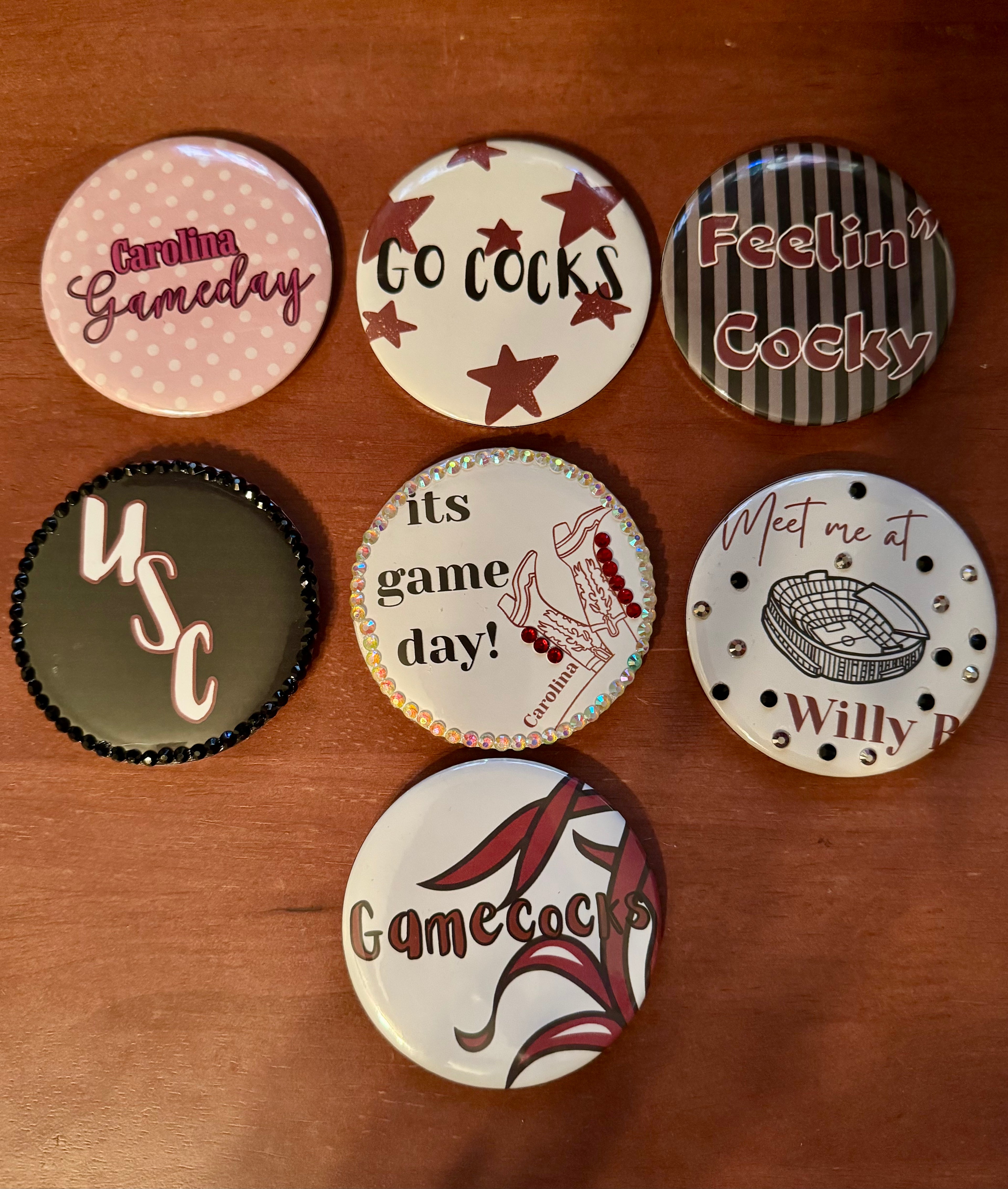 USC gameday buttons