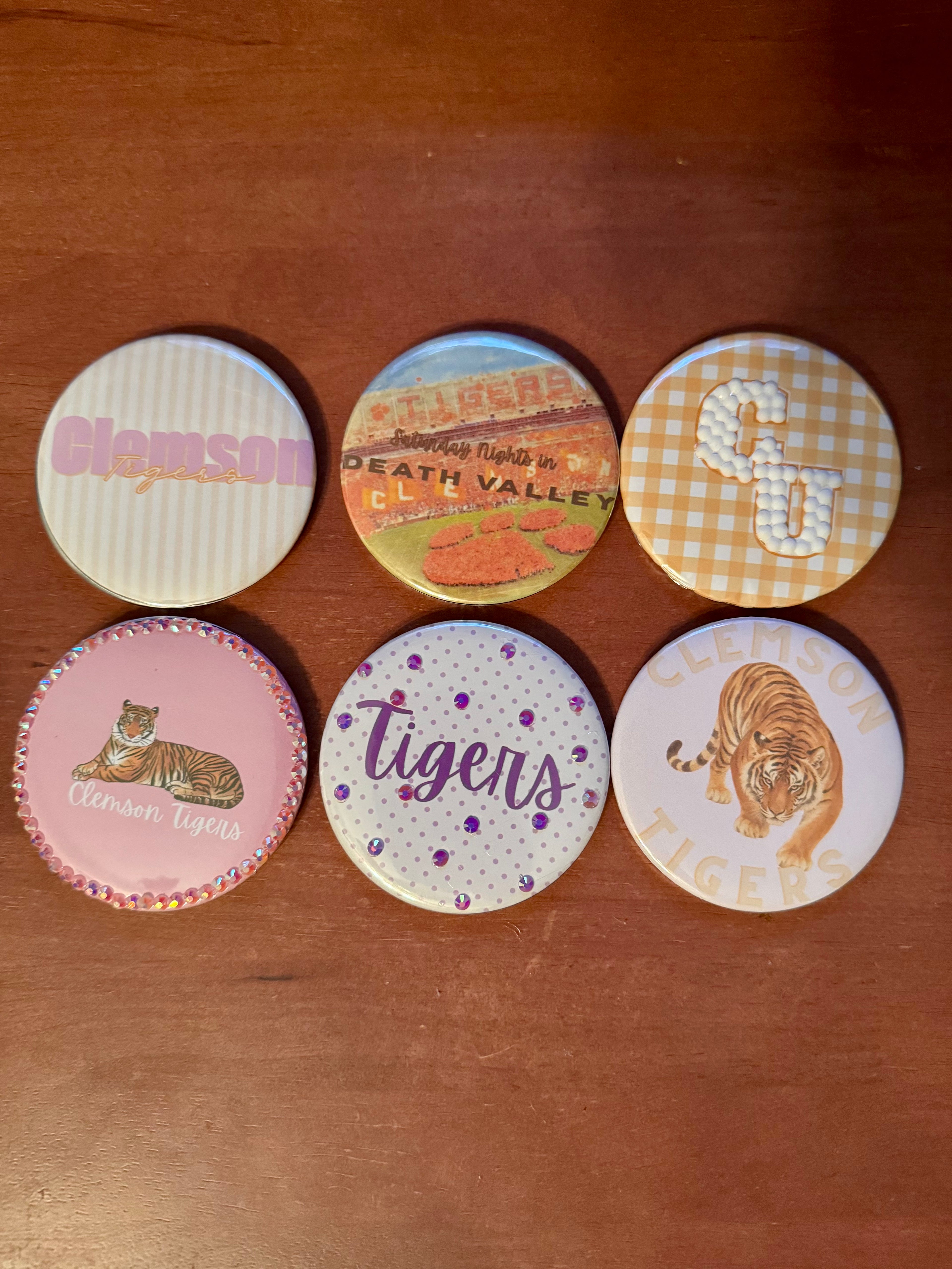 Clemson Gameday buttons